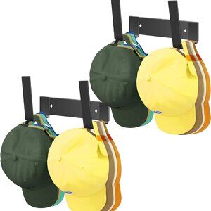 Hat Racks for Baseball Caps Hat Organizer - 2 Pack Space-Saving Hat Hanger Stora